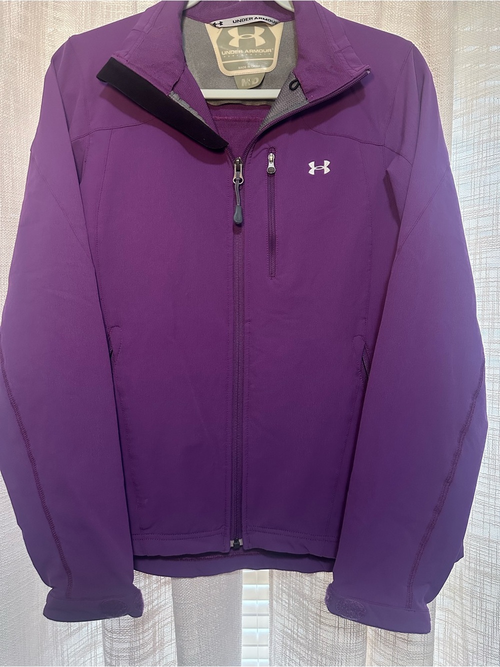 Under Armour Purple Full-Zip Softshell Jacket